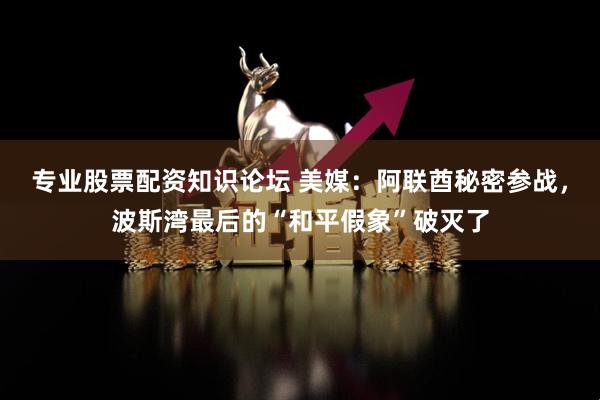 专业股票配资知识论坛 美媒：阿联酋秘密参战，波斯湾最后的“和平假象”破灭了